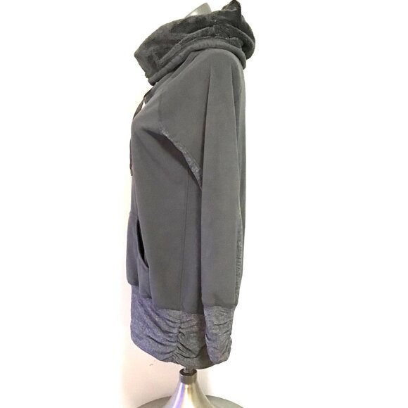 Lululemon Don’t Hurry Be Happy Pullover Coal / Heathered Coal Size 6 - Picture 6 of 14